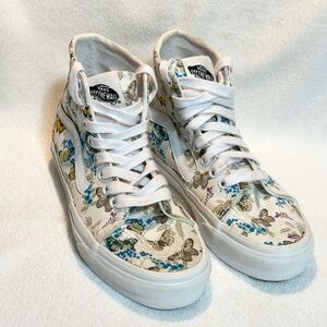 Vans sk8 hi top new design butterflies